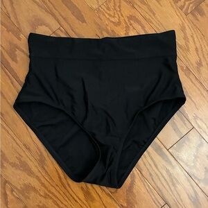 Kona Sol High Rise Black Swim Bikini Bottoms